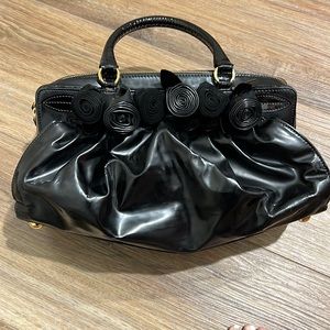 Valentino used fair condition black purse